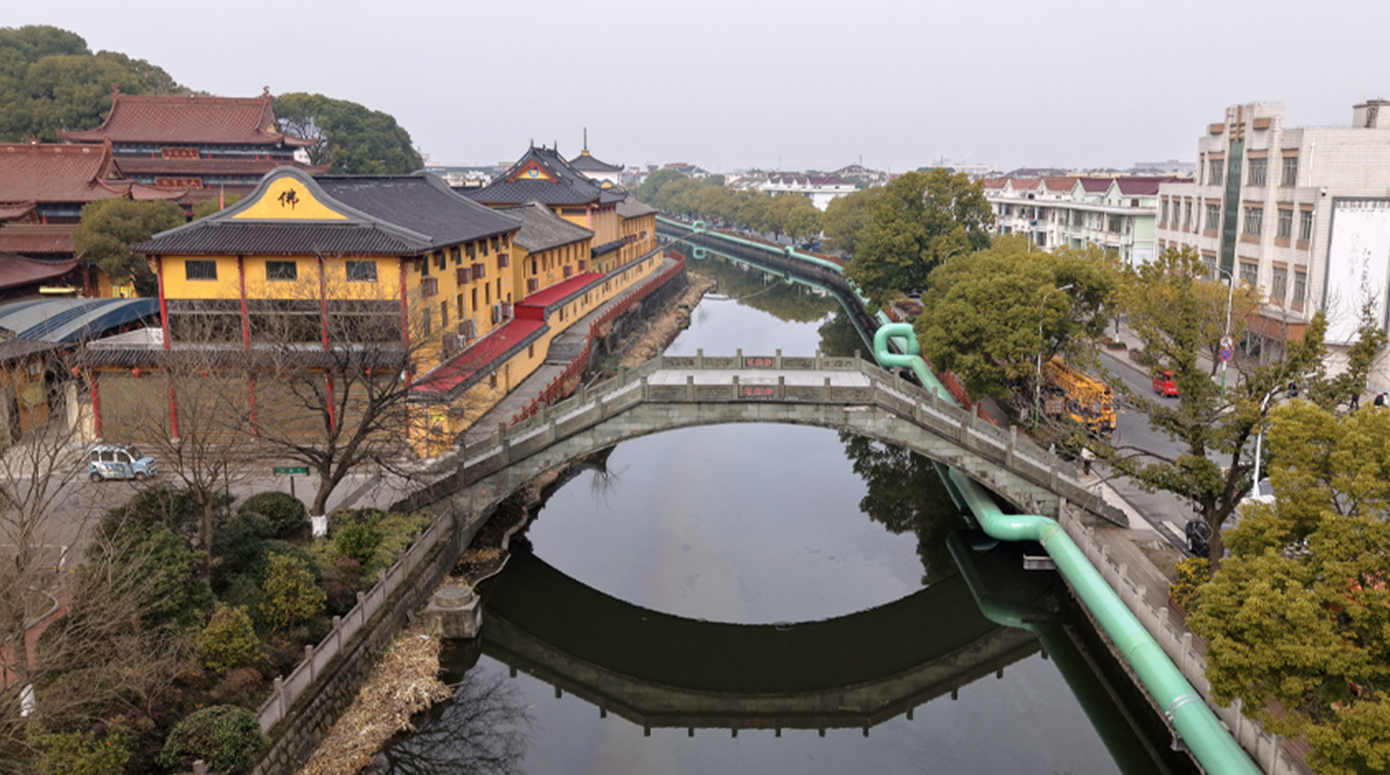 مشروع خط أنابيب البخار من شبكة Zhongdong Hengyuan للطاقة الحرارية إلى Yinong Town Emergency Bay